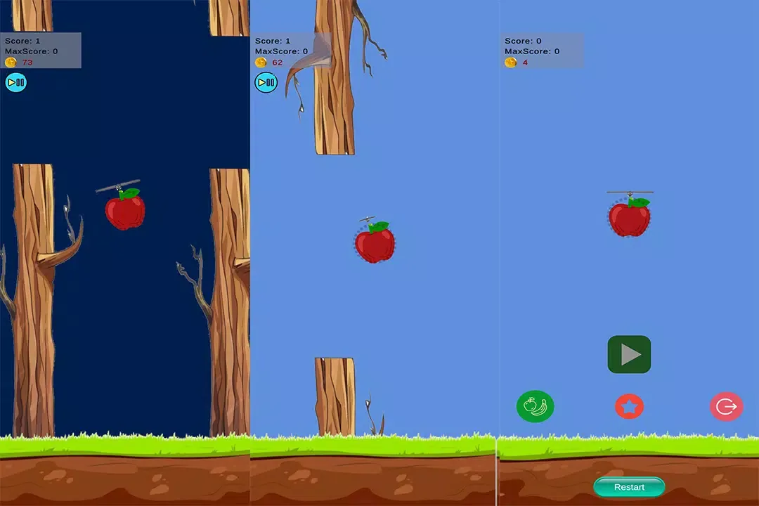 Flappy Fruit Screenshots
