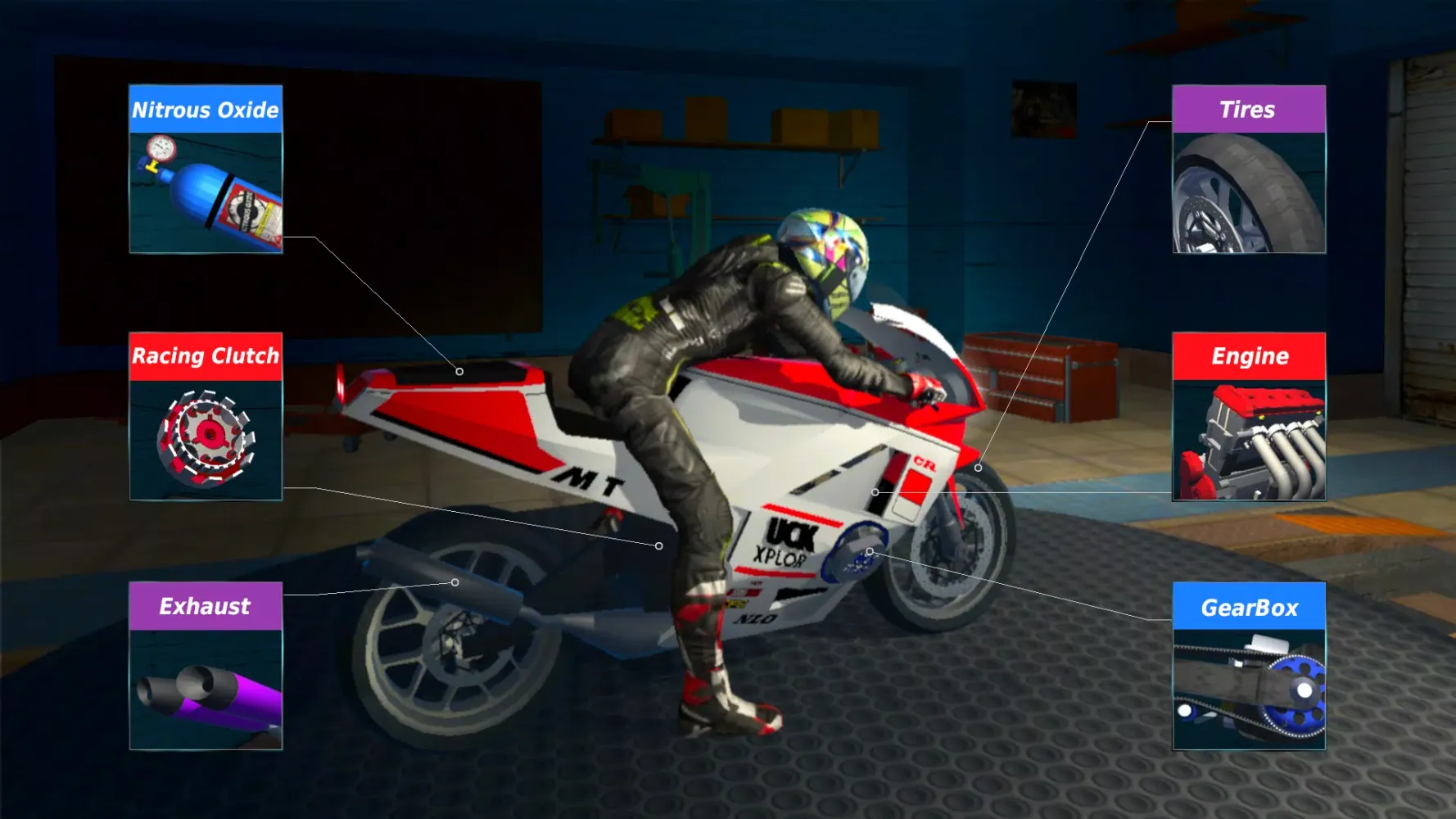 Capturas de tela do Rebel Gears