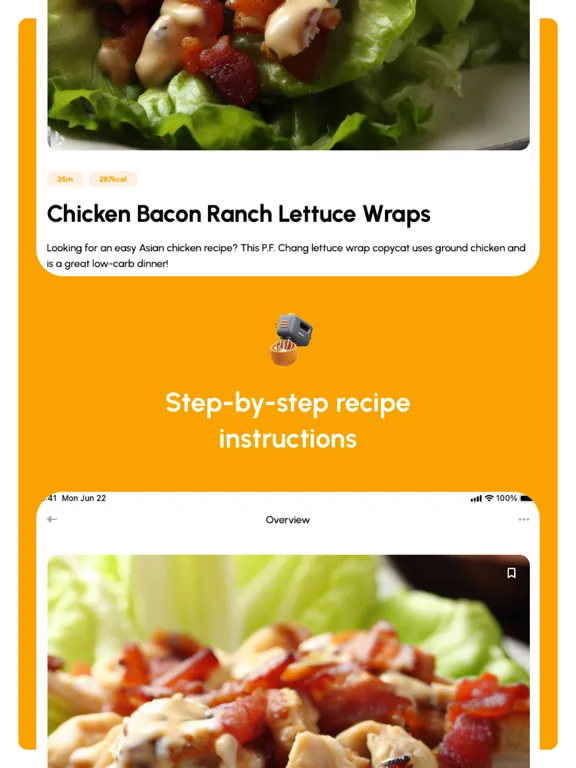 EatAI: Tasty Recipe Suggestion iPad  Screenshots