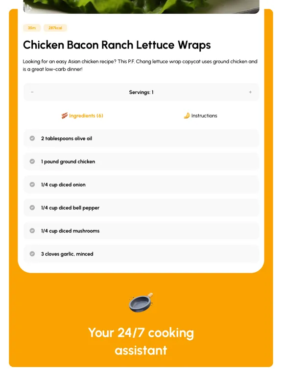 EatAI: Tasty Recipe Suggestion iPad  Screenshots