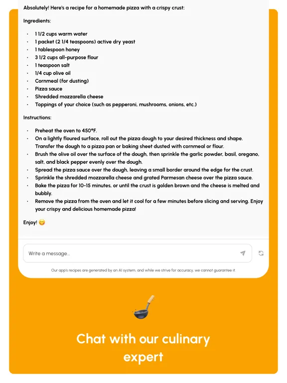EatAI: Tasty Recipe Suggestion iPad  Screenshots