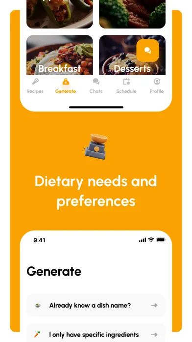 EatAI: Tasty Recipe Suggestion Screenshots
