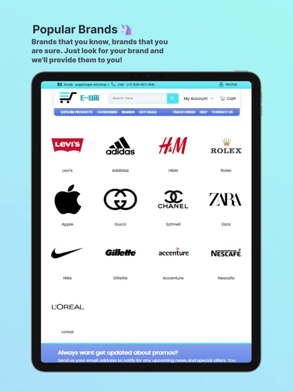 Zrzuty ekranu E-Bili iPad 