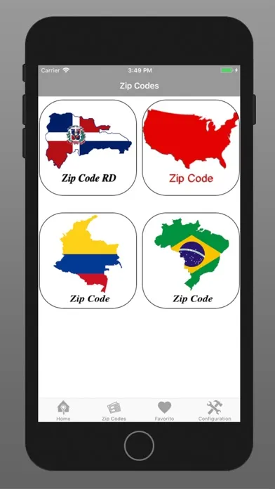 Zip Codes ePost Screenshots