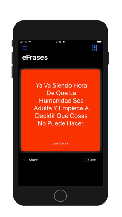 Tangkapan layar Daily Phrases, eFrases Quotes
