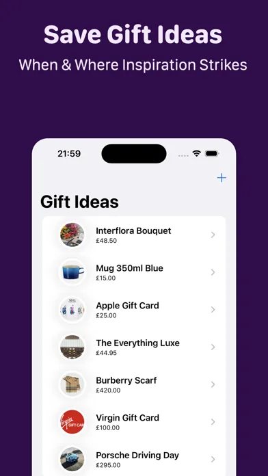 Скриншоты Gifting Planner