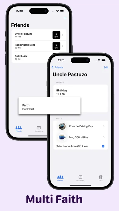 Скриншоты Gifting Planner
