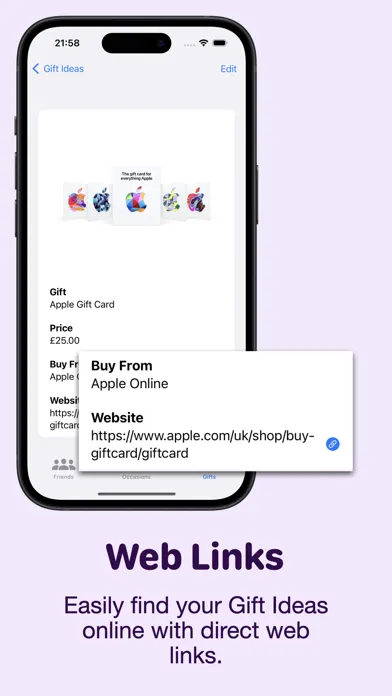 Скриншоты Gifting Planner