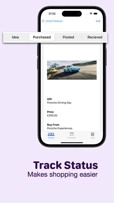 Скриншоты Gifting Planner