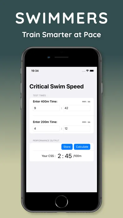 Zrzuty ekranu Critical Swim Speed