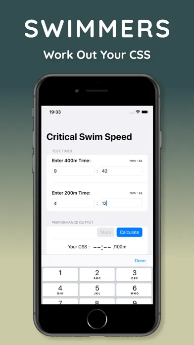 Zrzuty ekranu Critical Swim Speed