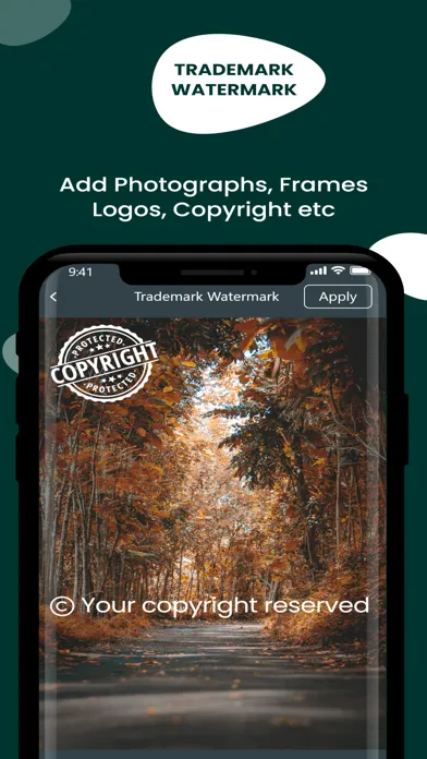 Captures d'écran de Watermark Photo- Add Copyright