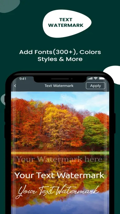 Captures d'écran de Watermark Photo- Add Copyright