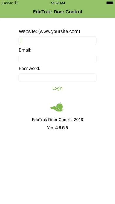 Tangkapan skrin EduTrak Door Entry