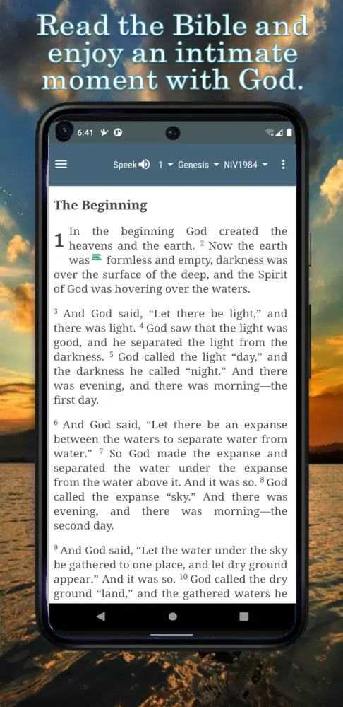 Capturas de tela do Bible NIV - Holy Bible NIV