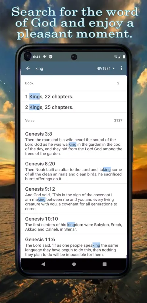 Capturas de tela do Bible NIV - Holy Bible NIV