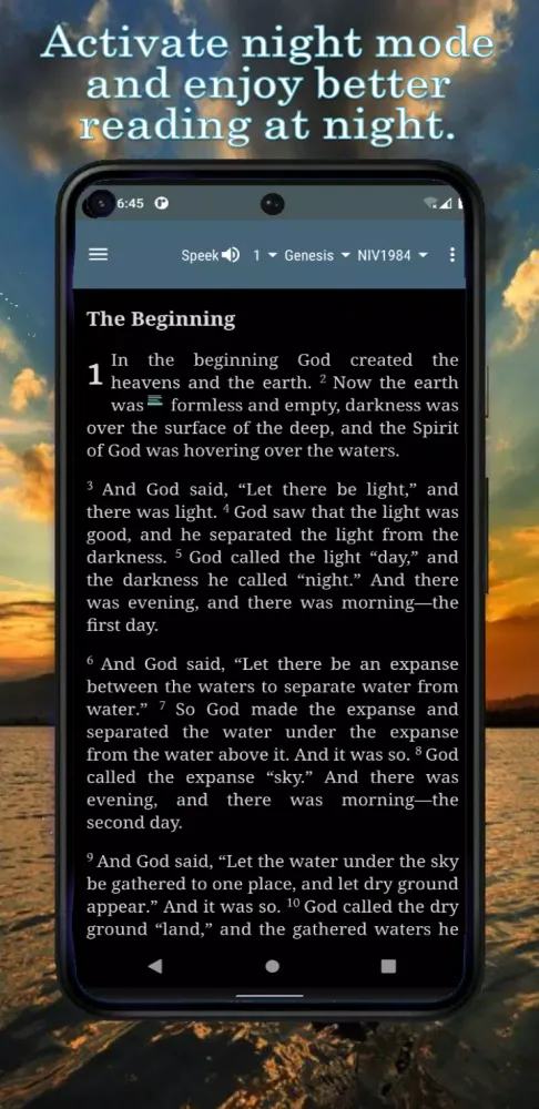 Capturas de tela do Bible NIV - Holy Bible NIV