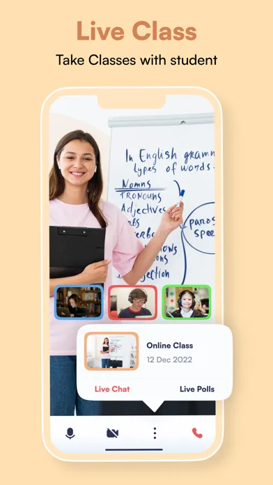 Educate - Online Classroom App Screenshots