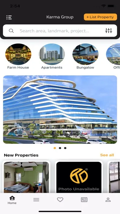 Ảnh chụp màn hình của Karma Group App