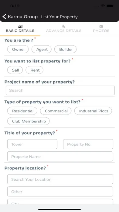 Ảnh chụp màn hình của Karma Group App