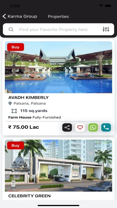 Ảnh chụp màn hình của Karma Group App