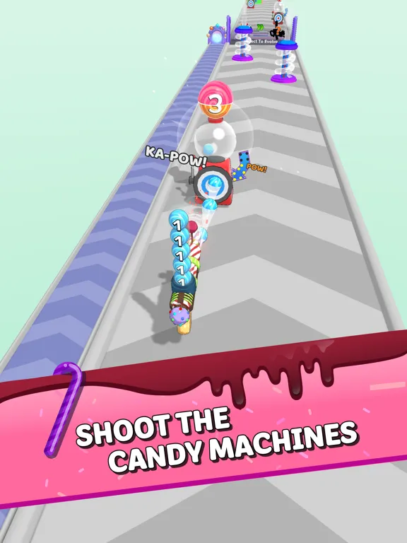 Zrzuty ekranu Candy Gun iPad 