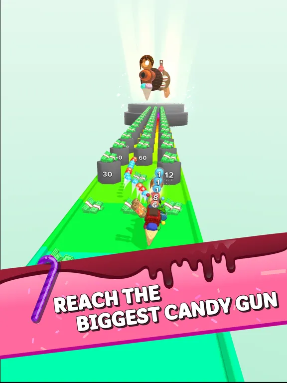 Zrzuty ekranu Candy Gun iPad 