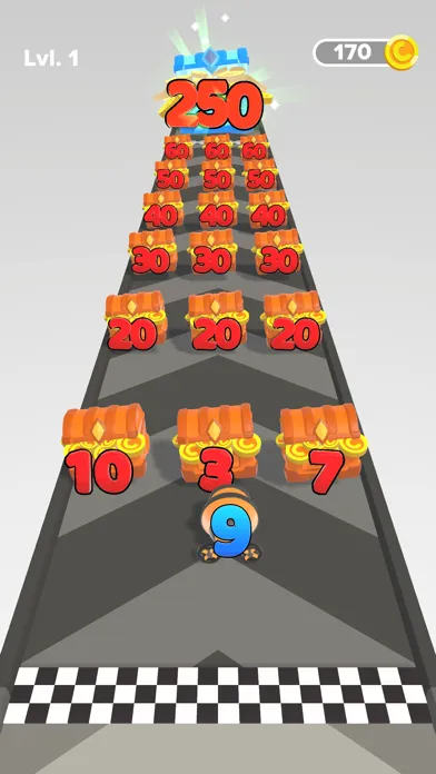 Capturas de tela do Digit Multiplier Run