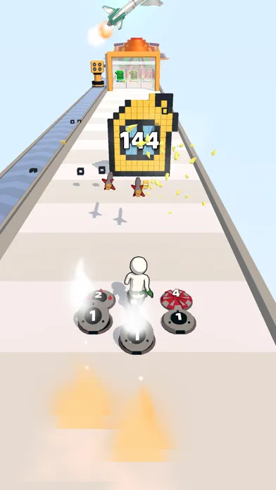 Capturas de tela do Missile Rush