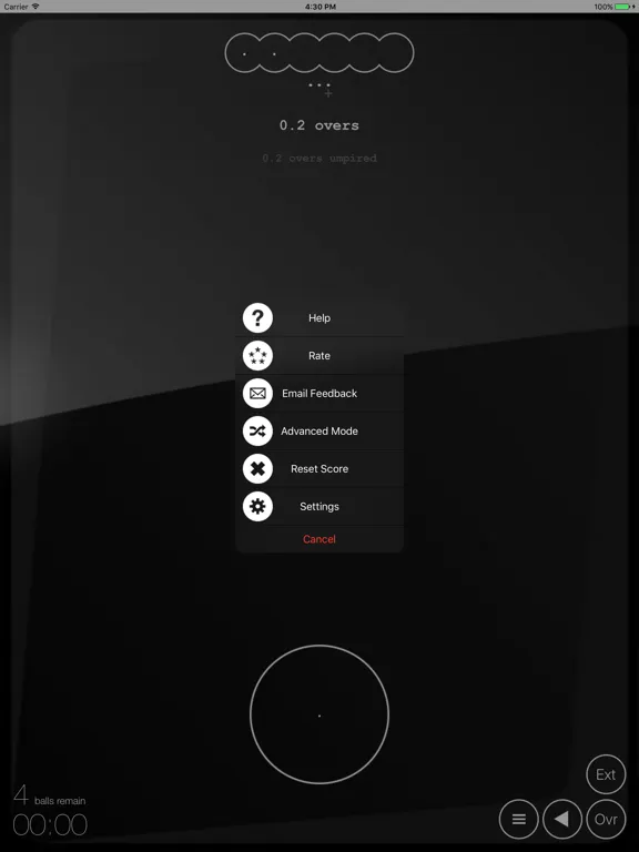 Capturas de tela do Balls! The Over Counter iPad 