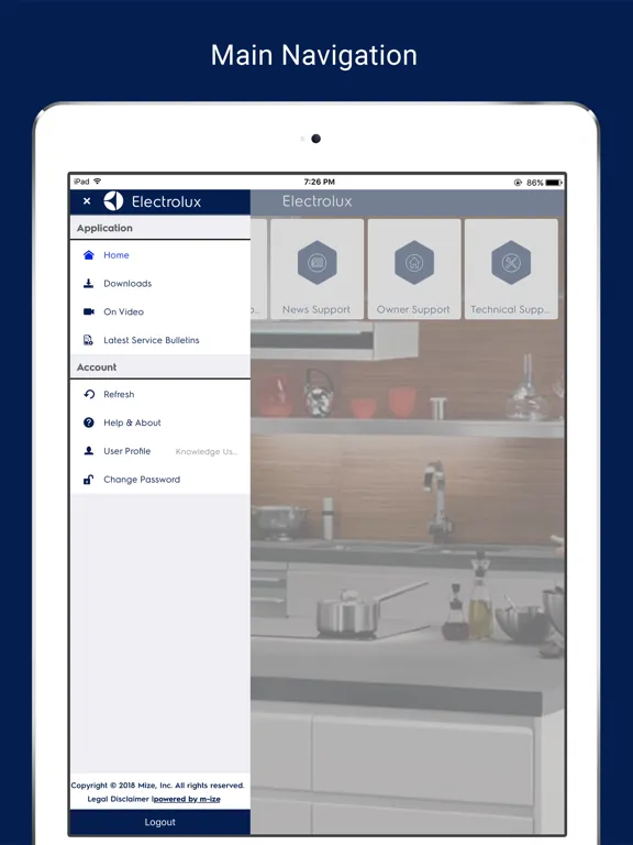 Capturas de pantalla de Electrolux Service Tips iPad 
