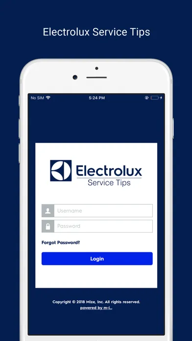 Capturas de pantalla de Electrolux Service Tips