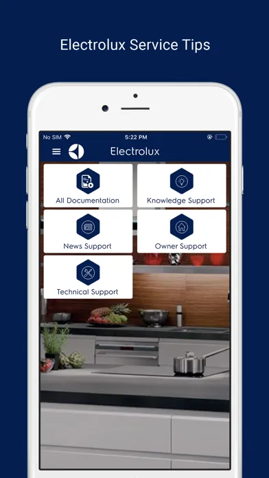 Capturas de pantalla de Electrolux Service Tips