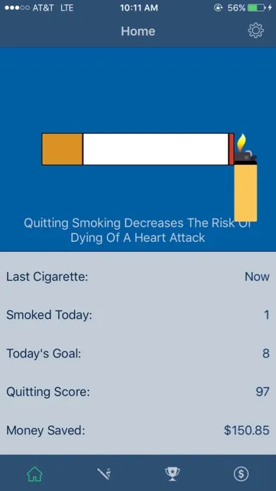 Ảnh chụp màn hình của Quitting Time - Quit Smoking and Stay Quit
