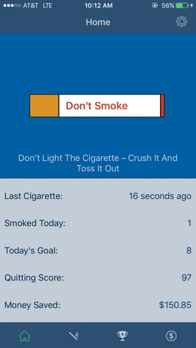 Ảnh chụp màn hình của Quitting Time - Quit Smoking and Stay Quit