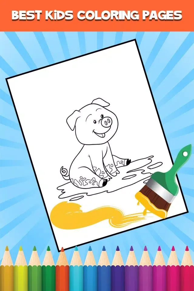 Tangkapan layar Kids Coloring Book