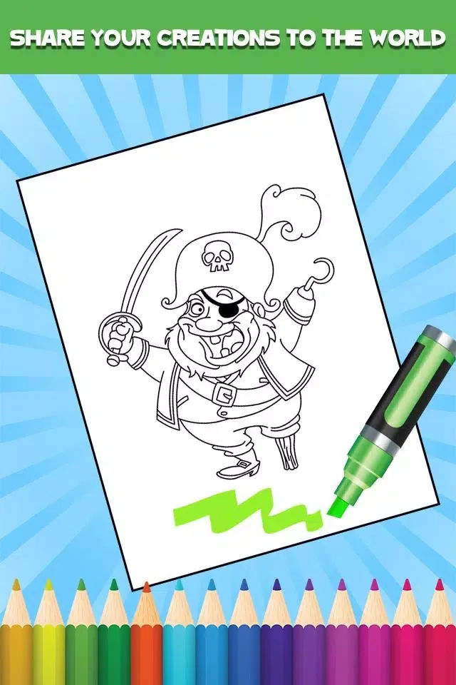 Tangkapan layar Kids Coloring Book