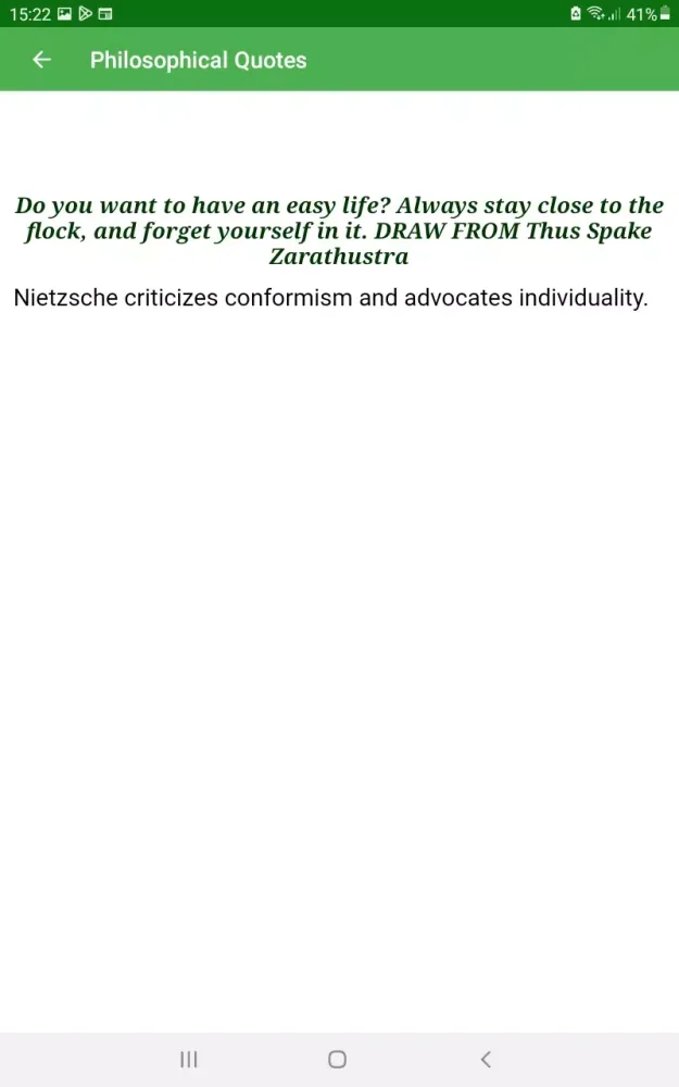 Capturas de pantalla de Philosophical Quote