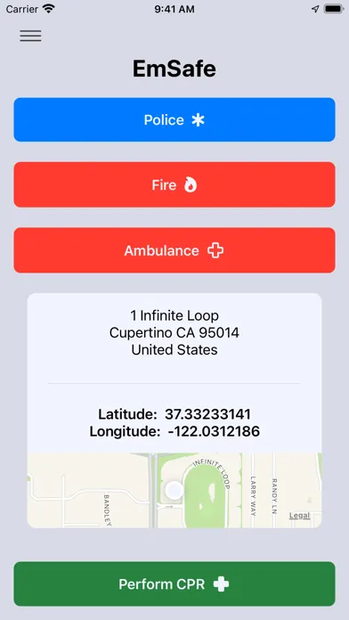 EmSafe - Emergency Travel App স্ক্রিনশট
