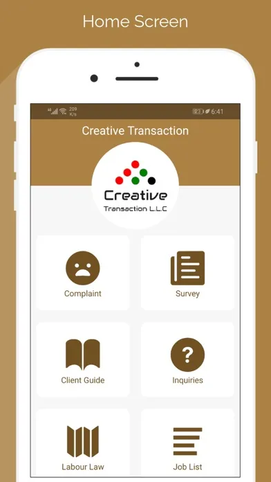 Capturas de pantalla de Creative Transaction