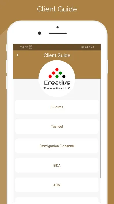 Capturas de pantalla de Creative Transaction