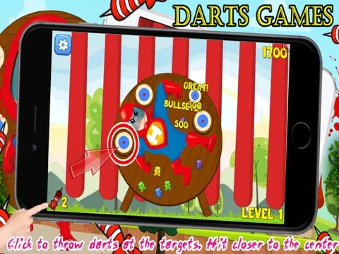 Heroes Darts and Baby Game 3d Free iPad 應用截圖