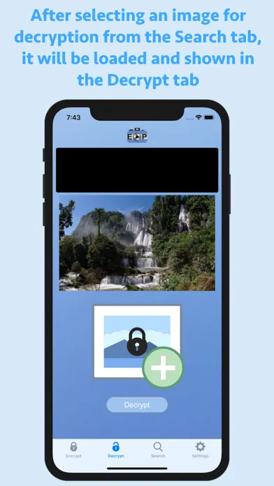 Captures d'écran de EncryptPic Secure Info & Pics
