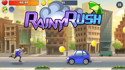 ภาพหน้าจอของ Rainy Rush