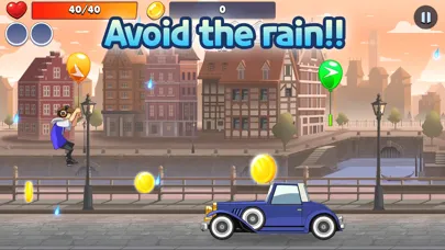 ภาพหน้าจอของ Rainy Rush