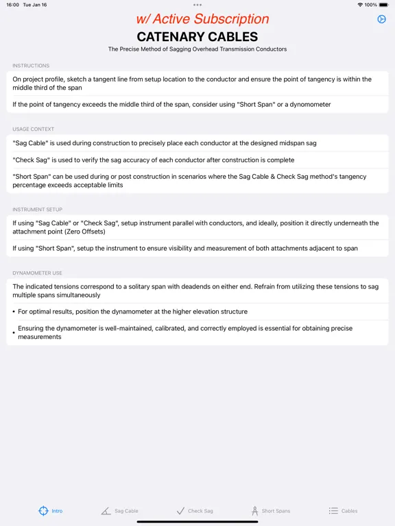 Catenary Cables iPad  Screenshots