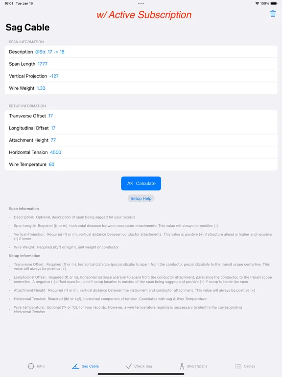 Catenary Cables iPad  Screenshots