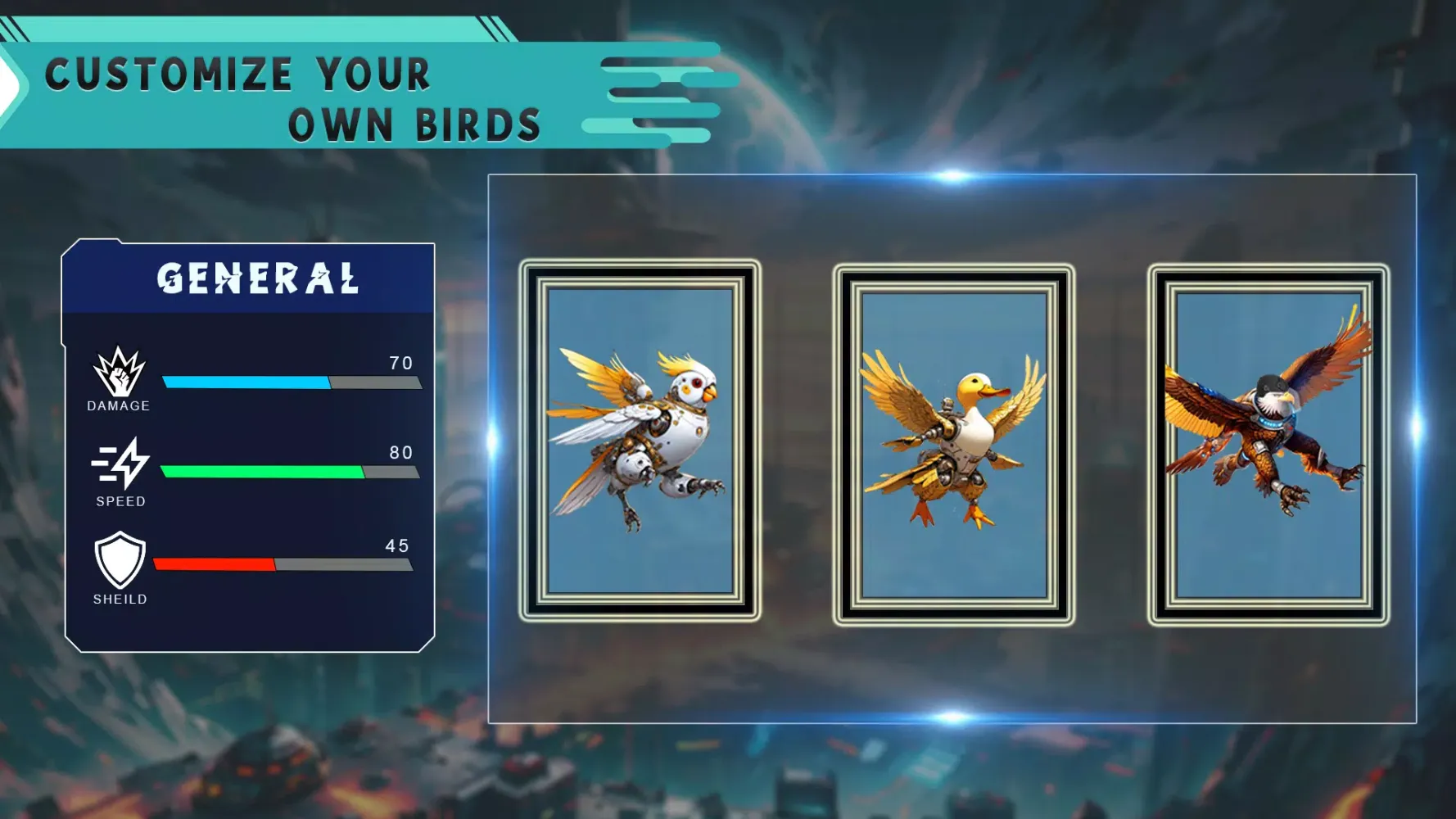 SpaceBirdz - Epic Space Battle Ekran Görüntüleri