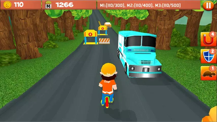 Metro Cycle Boy 3D Screenshots