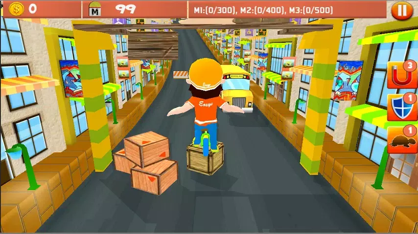Metro Cycle Boy 3D Screenshots